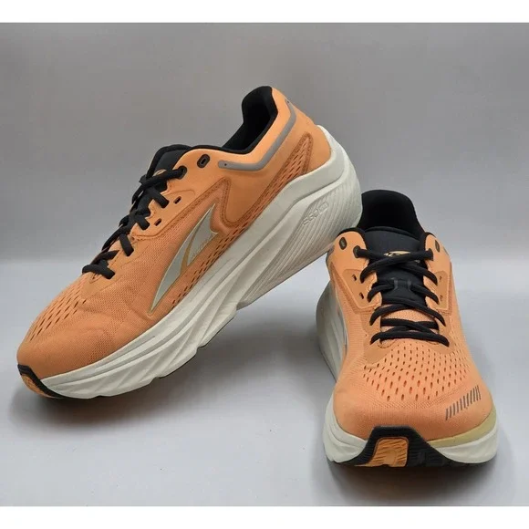 Altra Men's 10.5 Via Orange Lace Up Low Top Running Shoes Sneakers ALOA82BW013